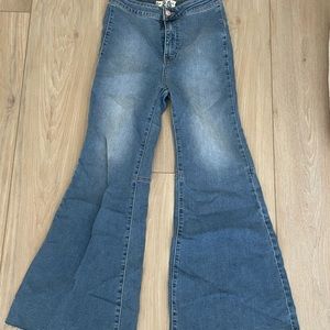 Never worn free people flare jeans
